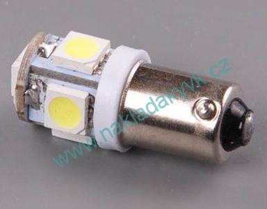 Žárovka LED 12V/ 4W BAY9 - bílá / 2ks
