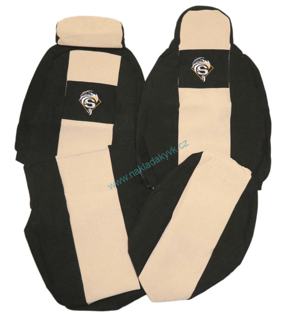 Potahy sedaček č.139 TRUCK SCANIA - manšestr