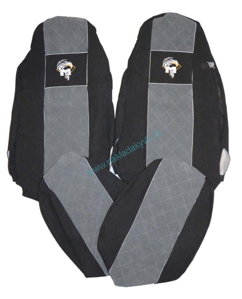 Potahy sedaček č.34 TRUCK MAN - manšestr