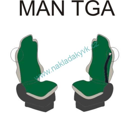 Potahy sedaček č.34 TRUCK MAN - manšestr