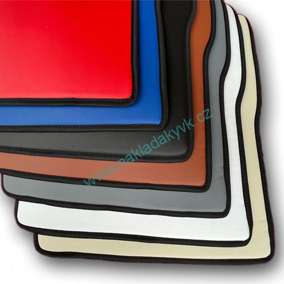 Koberce koženka hladké SCANIA S od 2017 sedadlo spolujezdce neodpružené - sada