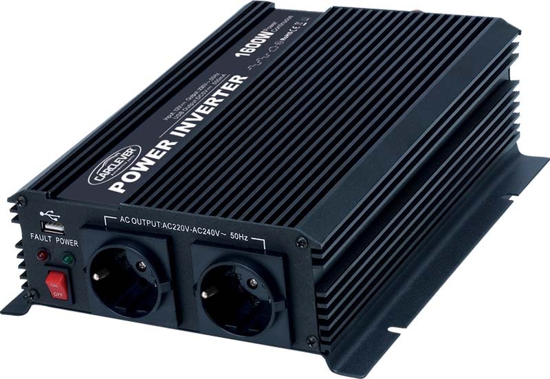 Měnič napětí 12V/230V 1600W + USB