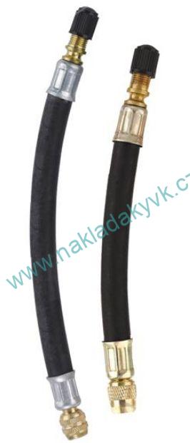 Prodloužení ventilku ohebné 210mm gumové - hadička