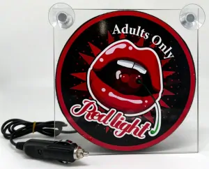 Světelný LED box 12/24V – Red Lips