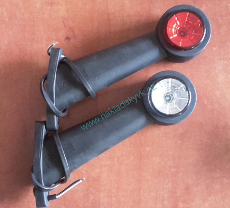 LED poziční světlo 12/24V - šikmé 19cm