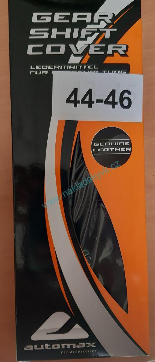 Potah volantu z pravé kůže - černá