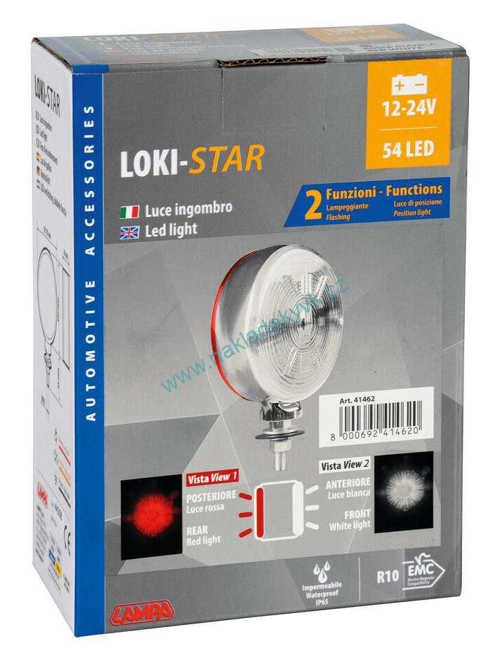 Světlo LOKI STAR - LED 12/24V 54LED