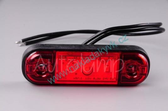 LED poziční světlo 12/24V - obdelník