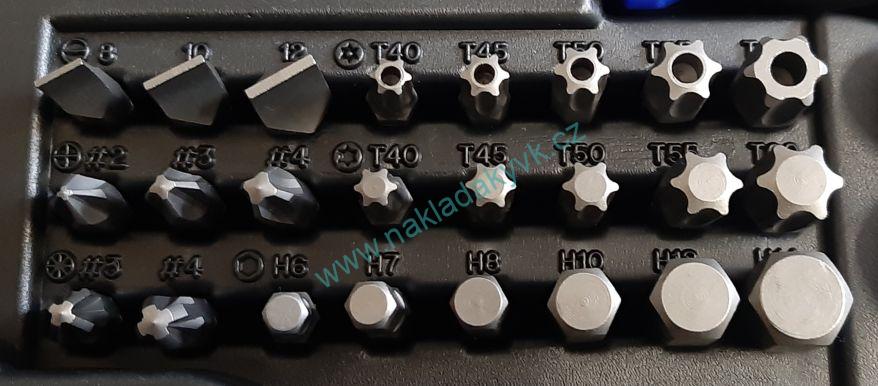 Gola sada BearTools 1/4",3/8",1/2" 218 dílů