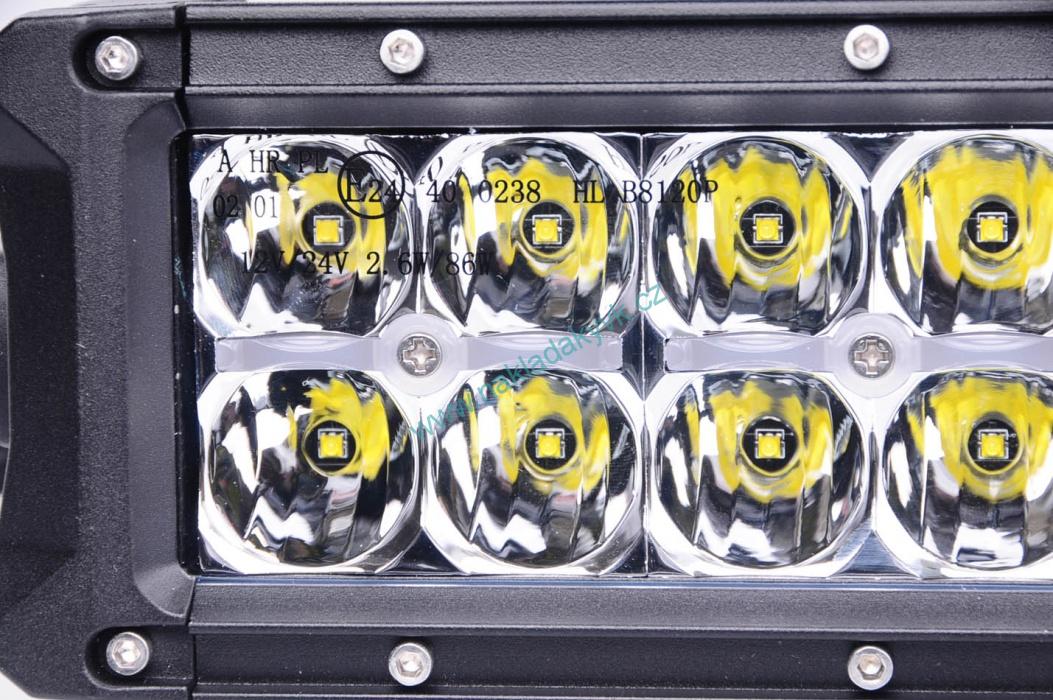 Světlo přídavné dálkové LED 120W s pozičkou 12/24V 10800lm s homologací