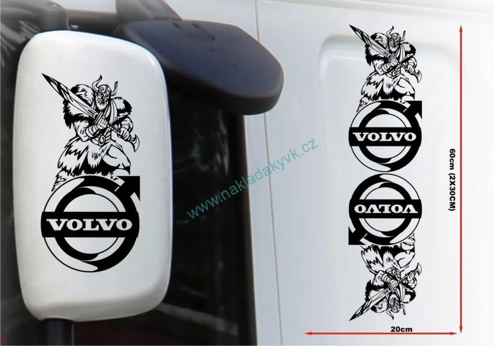 Nálepka na zrcátka - Válečník