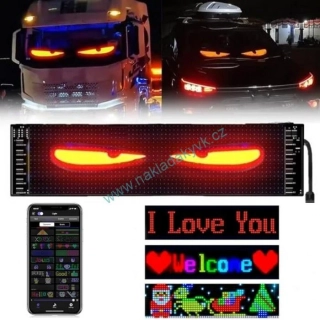LED flexi panel "ďábelské oči" USB - programovací